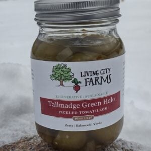 Tallmadge Green Halo Pickled Tomatillos